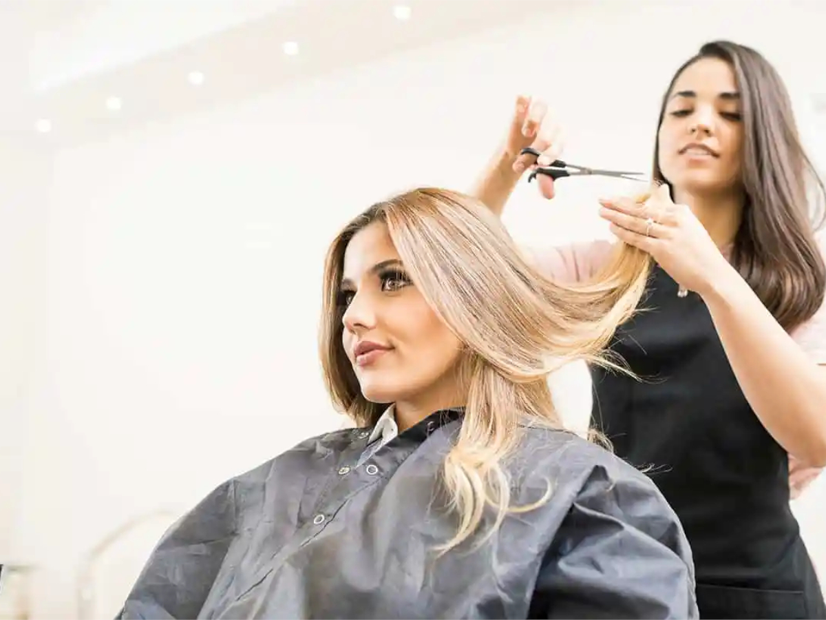 Profissionais em atendimento
